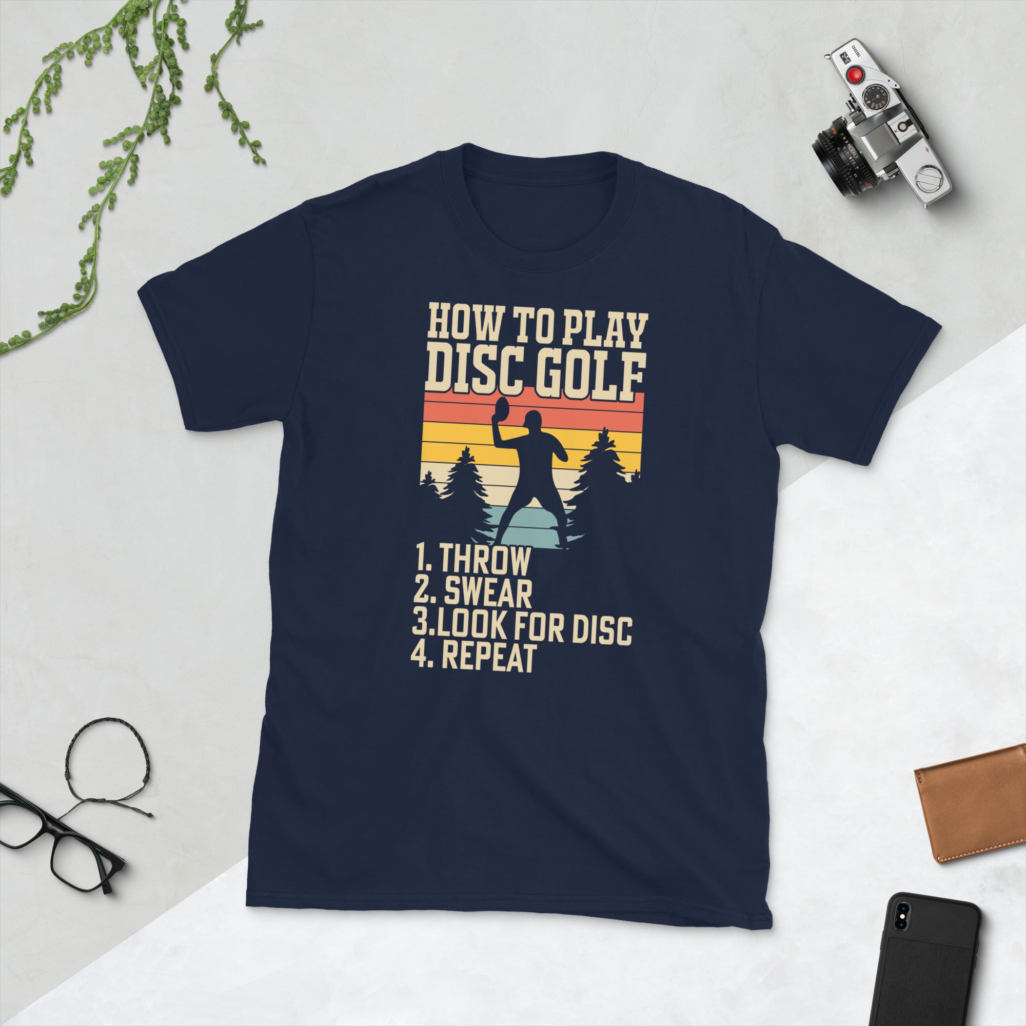 How To Play Disc Golf Tshirt | Disc Sport Shirt | Disc Golf Gifts | Disc Golf Unisex T-Shirt
