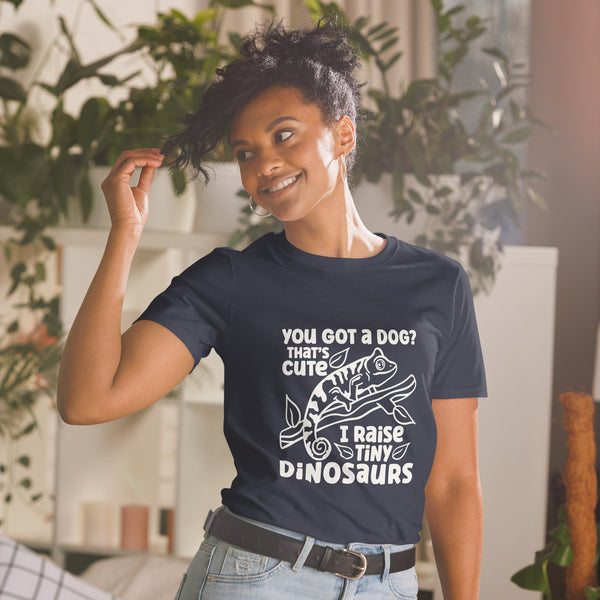 Chameleon Shirt | Tiny Dinosaur Lizard Chameleons Chameleon Gift Dark | Chameleon Unisex T-Shirt