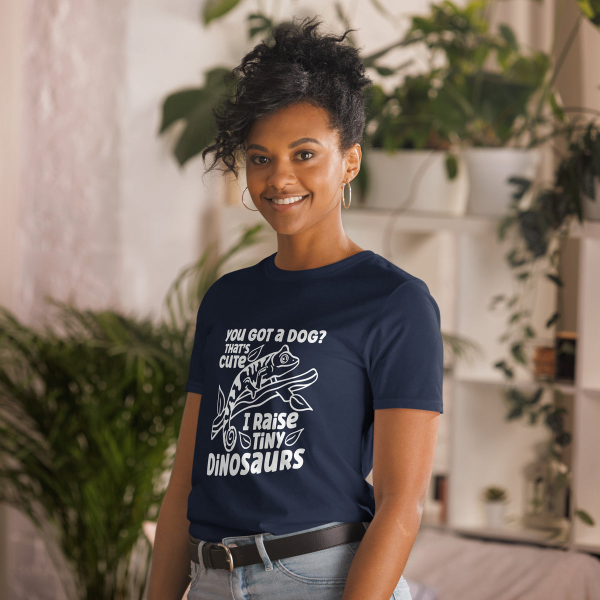 Chameleon Shirt | Tiny Dinosaur Lizard Chameleons Chameleon Gift Dark | Chameleon Unisex T-Shirt