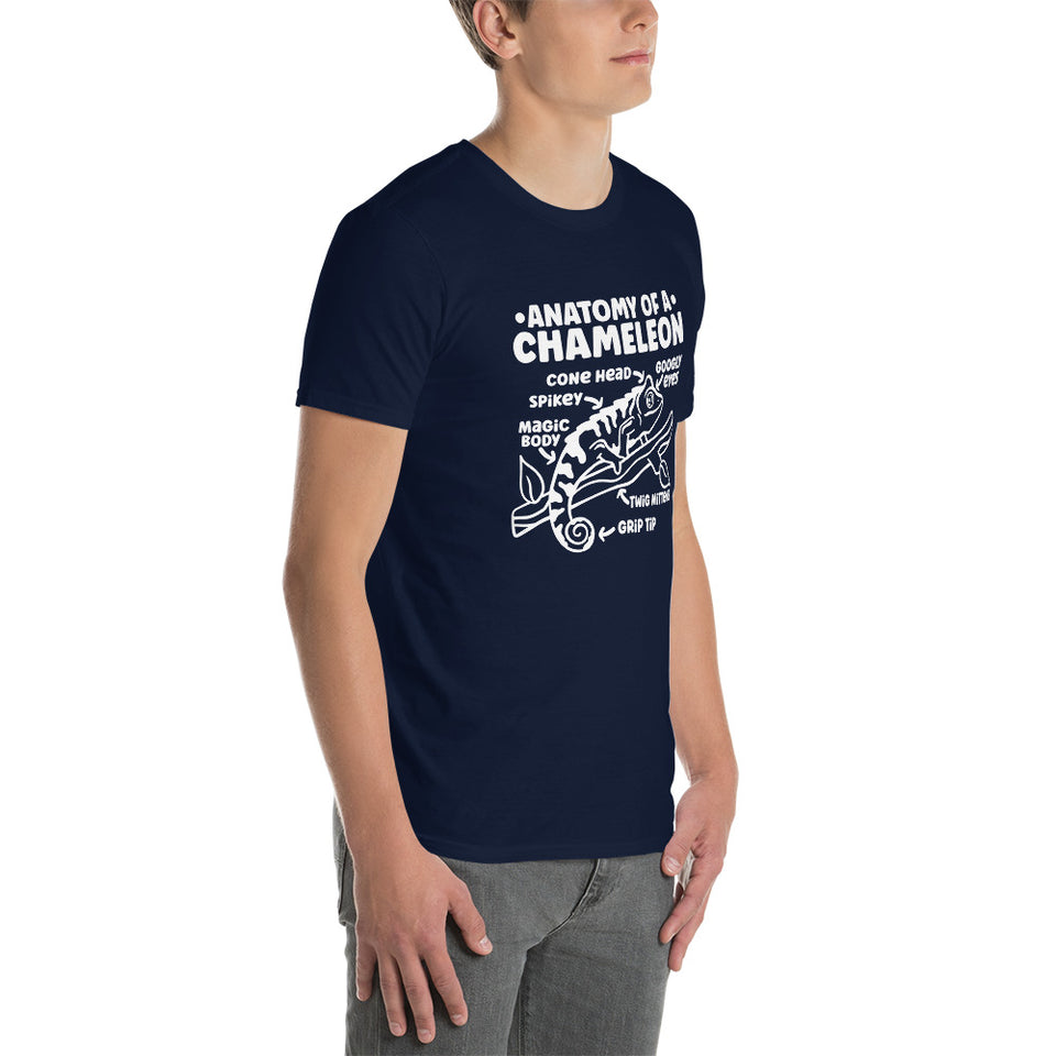 Chameleon Shirt | Anatomy Of A Chameleon Gift Dark | Chameleon Unisex T-Shirt
