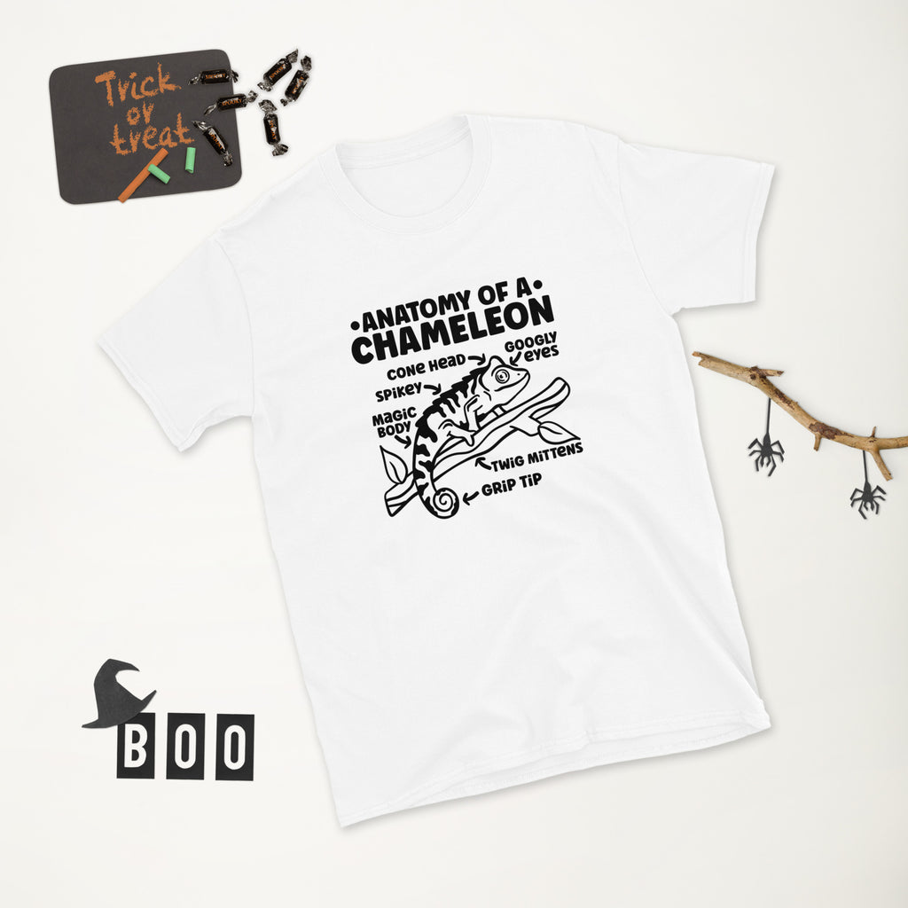 Chameleon Shirt | Anatomy Of A Chameleon Gift Light | Chameleon Unisex T-Shirt