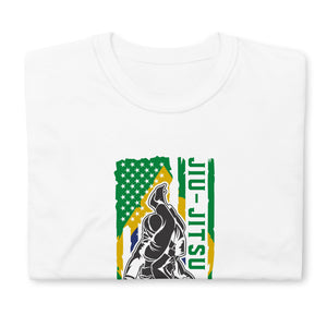 Brazilian Jiu Jitsu Brazil Flag White Shirt | BJJ Shirt | Brazilian Jiu-Jitsu Unisex T-Shirt Brazilian Jiu Jitsu Brazil Flag White Shirt | BJJ Shirt | Brazilian Jiu-Jitsu Unisex T-Shirt