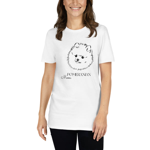 Pomeranian Mom Shirt | Pomeranian Gifts | Pomeranian Unisex T-Shirt
