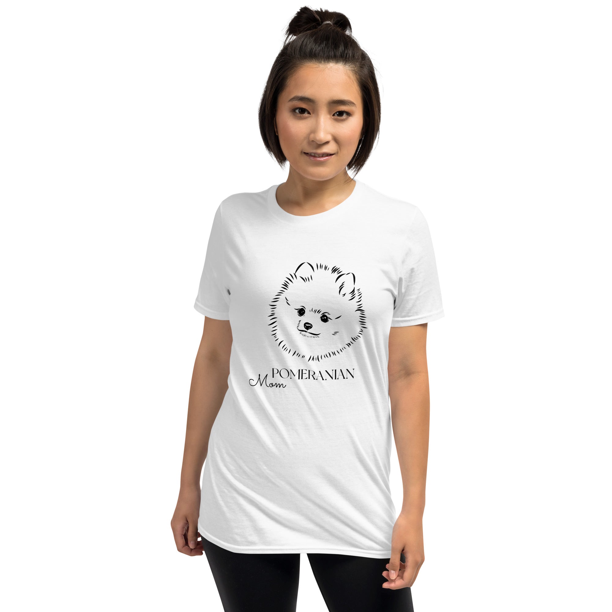 Pomeranian Mom Shirt | Pomeranian Gifts | Pomeranian Unisex T-Shirt