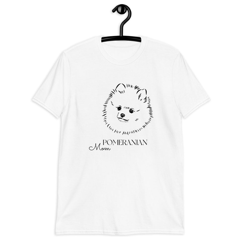 Pomeranian Mom Shirt | Pomeranian Gifts | Pomeranian Unisex T-Shirt