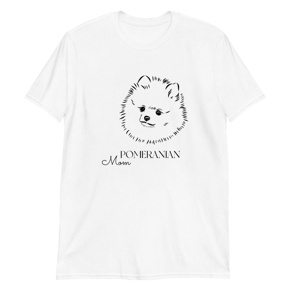 Pomeranian Mom Shirt | Pomeranian Gifts | Pomeranian Unisex T-Shirt