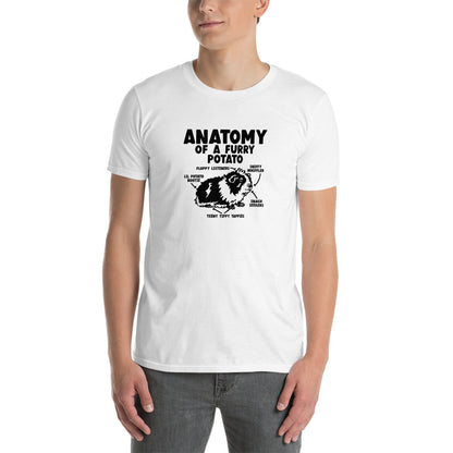 Guinea Pig Anatomy Of A Furry Potato Shirt | Guinea Pig Gifts | Guinea Pig Unisex T-Shirt