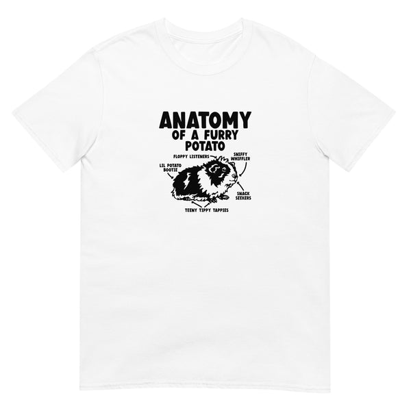 Guinea Pig Anatomy Of A Furry Potato Shirt | Guinea Pig Gifts | Guinea Pig Unisex T-Shirt