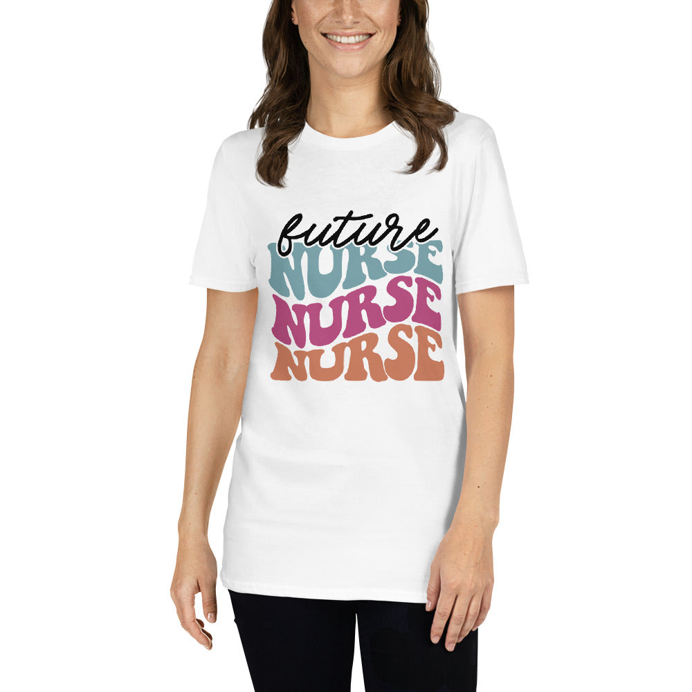 Retro Future Nurse Shirt | Future Nurse Gift | Future Nurse Shirts For Work | Future Nurse Unisex T-shirt Main image