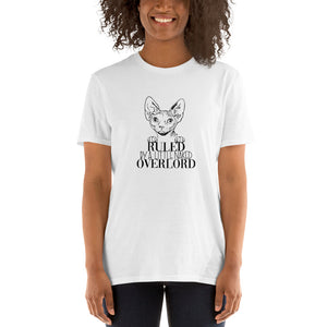 Sphynx Cat Shirt | Sphynx Cat Gifts | Ruled By A Little Naked Overlord Sphynx Cat Unisex White T-Shirt Sphynx Cat Shirt | Sphynx Cat Gifts | Ruled By A Little Naked Overlord Sphynx Cat Unisex White T-Shirt