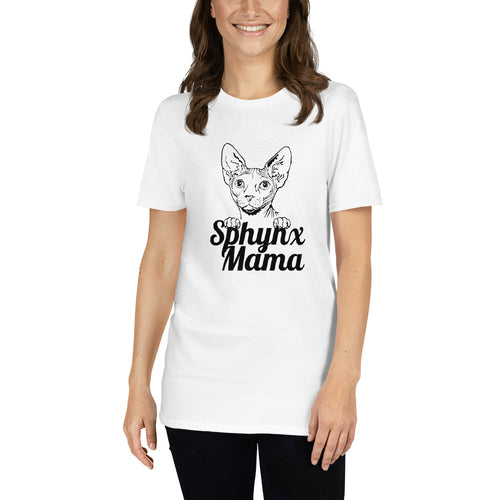 Sphynx Cat Shirt | Sphynx Cat Gifts | Sphynx Mama Sphynx Mom Sphynx Mum Cat Unisex White T-Shirt