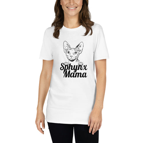 Sphynx Cat Shirt | Sphynx Cat Gifts | Sphynx Mama Sphynx Mom Sphynx Mum Cat Unisex White T-Shirt