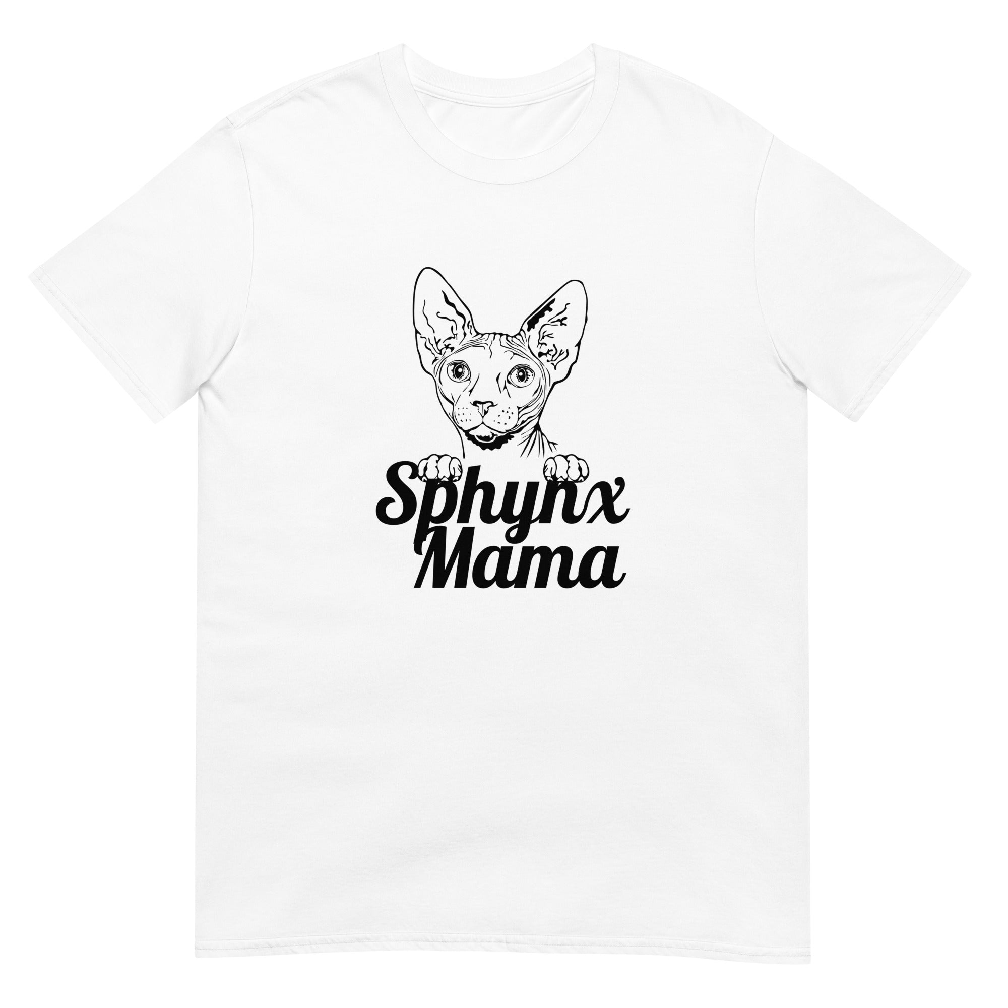 Sphynx Cat Shirt | Sphynx Cat Gifts | Sphynx Mama Sphynx Mom Sphynx Mum Cat Unisex White T-Shirt Secondary image