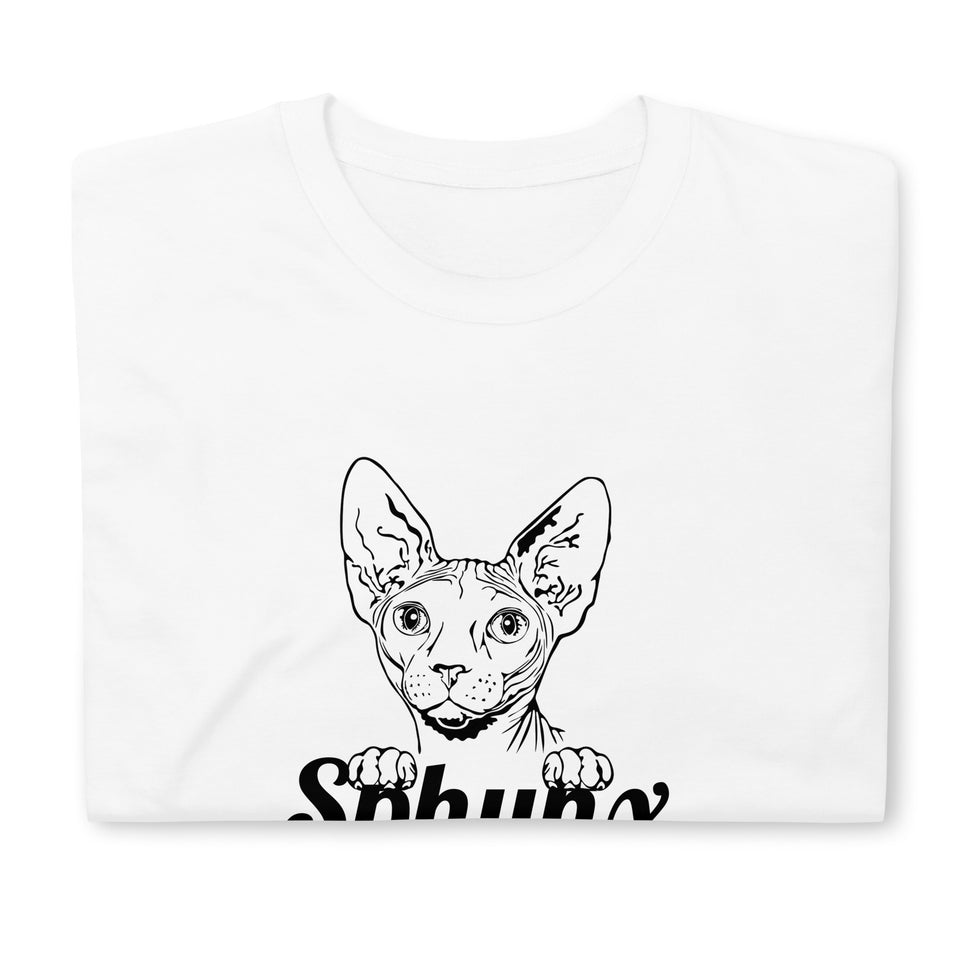 Sphynx Cat Shirt | Sphynx Cat Gifts | Sphynx Mama Sphynx Mom Sphynx Mum Cat Unisex White T-Shirt