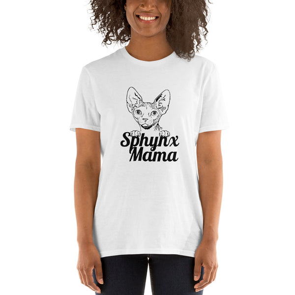 Sphynx Cat Shirt | Sphynx Cat Gifts | Sphynx Mama Sphynx Mom Sphynx Mum Cat Unisex White T-Shirt