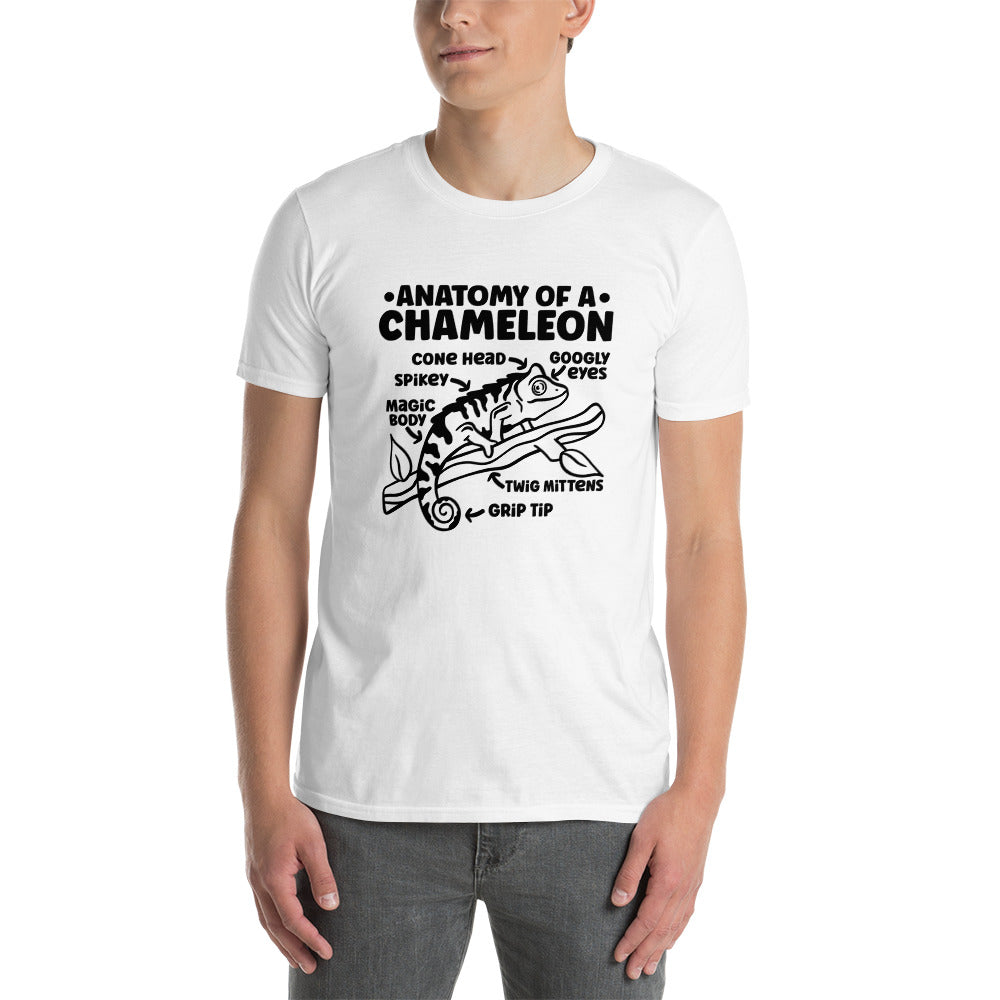 Chameleon Shirt | Anatomy Of A Chameleon Gift Light | Chameleon Unisex T-Shirt