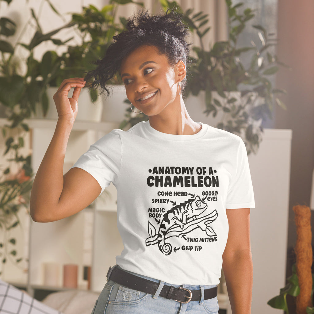 Chameleon Shirt | Anatomy Of A Chameleon Gift Light | Chameleon Unisex T-Shirt