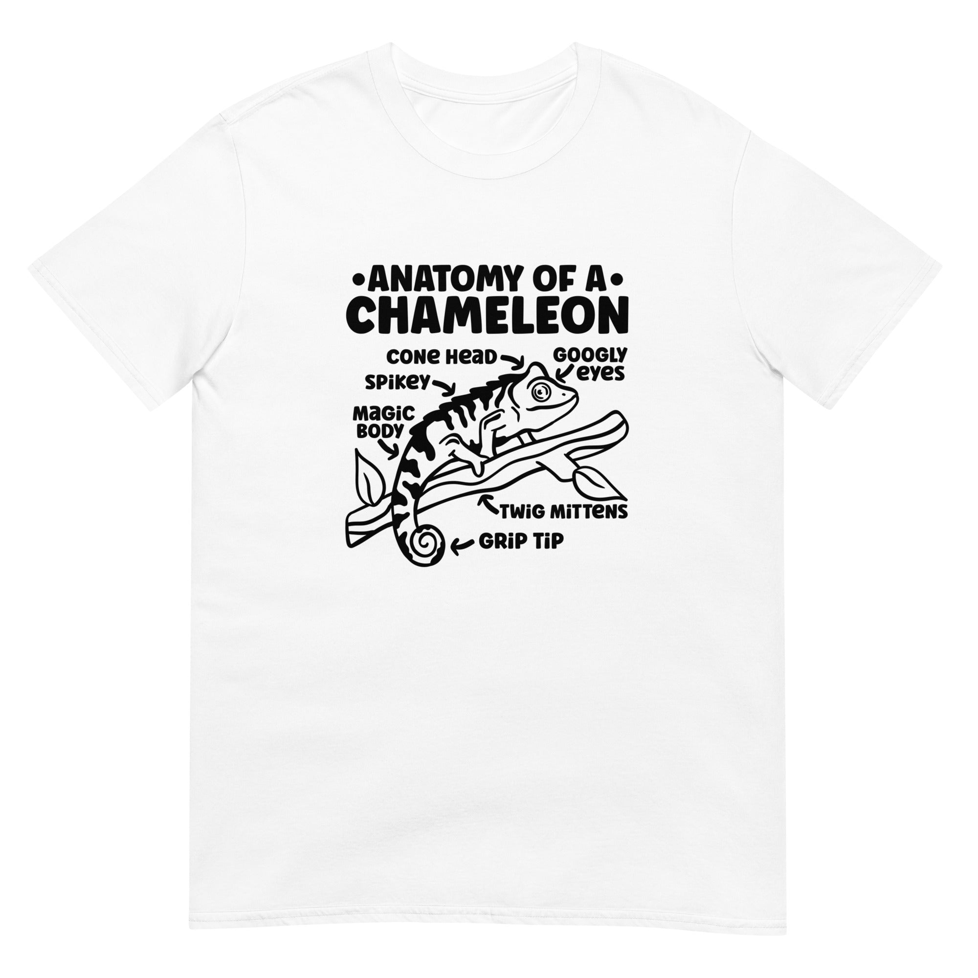 Chameleon Shirt | Anatomy Of A Chameleon Gift Light | Chameleon Unisex T-Shirt
