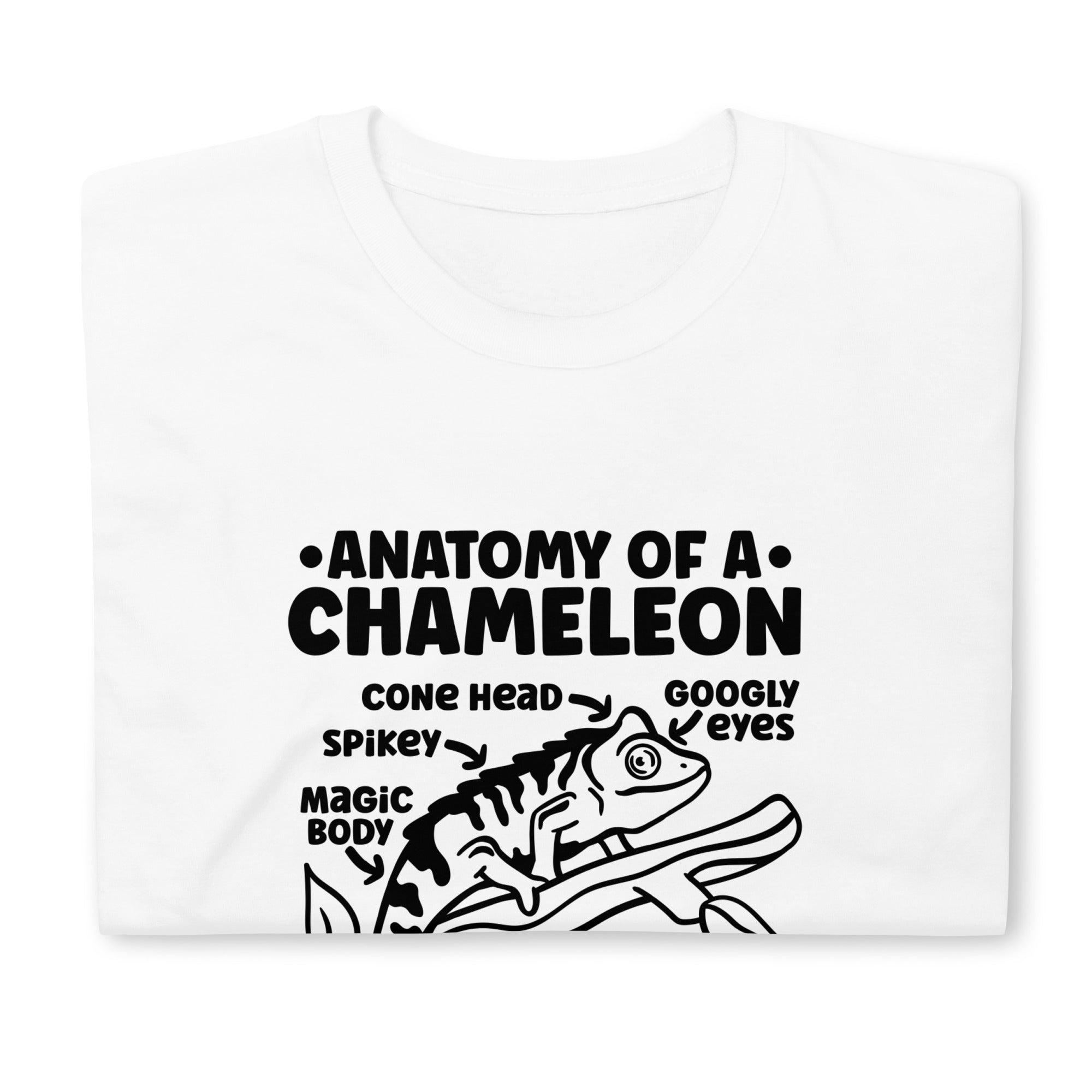 Chameleon Shirt | Anatomy Of A Chameleon Gift Light | Chameleon Unisex T-Shirt