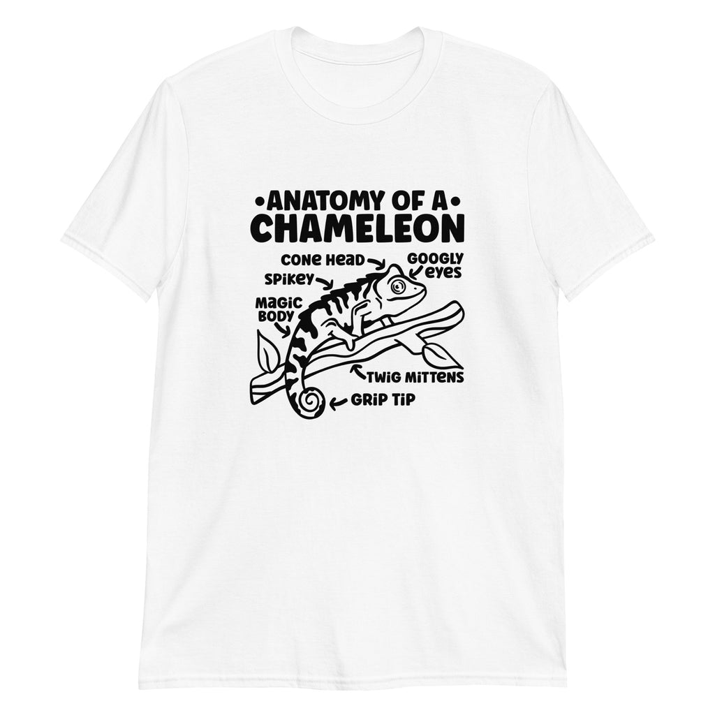 Chameleon Shirt | Anatomy Of A Chameleon Gift Light | Chameleon Unisex T-Shirt