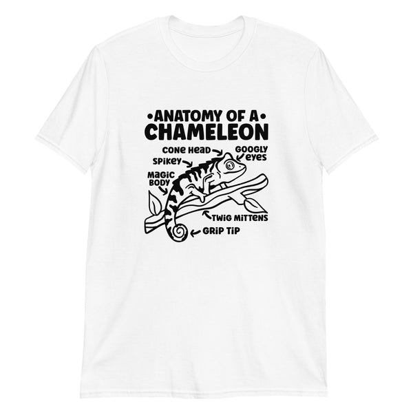 Chameleon Shirt | Anatomy Of A Chameleon Gift Light | Chameleon Unisex T-Shirt