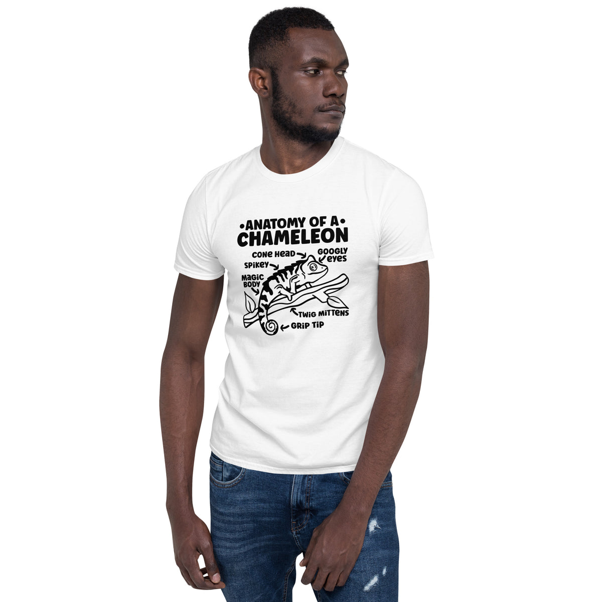 Chameleon Shirt | Anatomy Of A Chameleon Gift Light | Chameleon Unisex T-Shirt