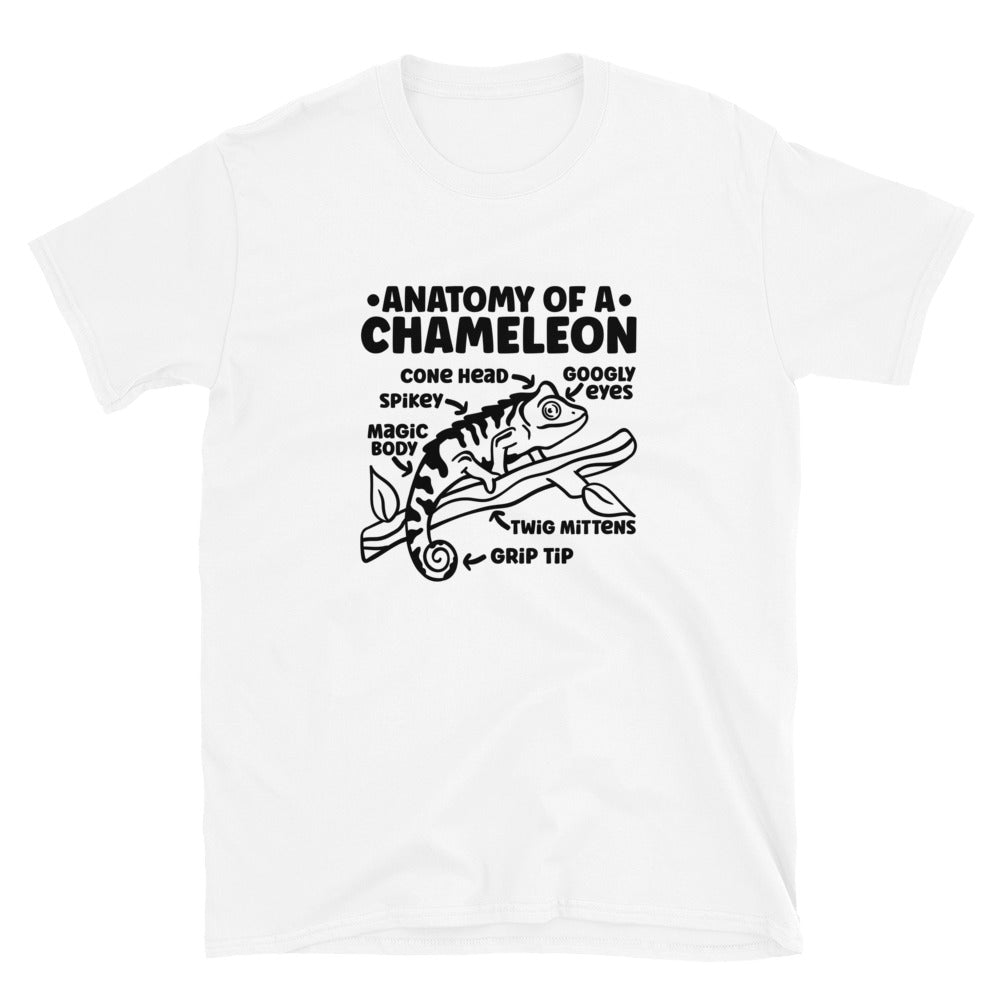 Chameleon Shirt | Anatomy Of A Chameleon Gift Light | Chameleon Unisex T-Shirt