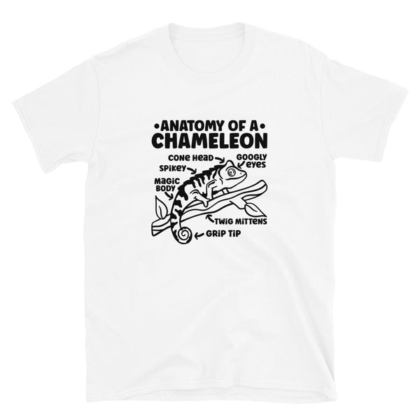 Chameleon Shirt | Anatomy Of A Chameleon Gift Light | Chameleon Unisex T-Shirt