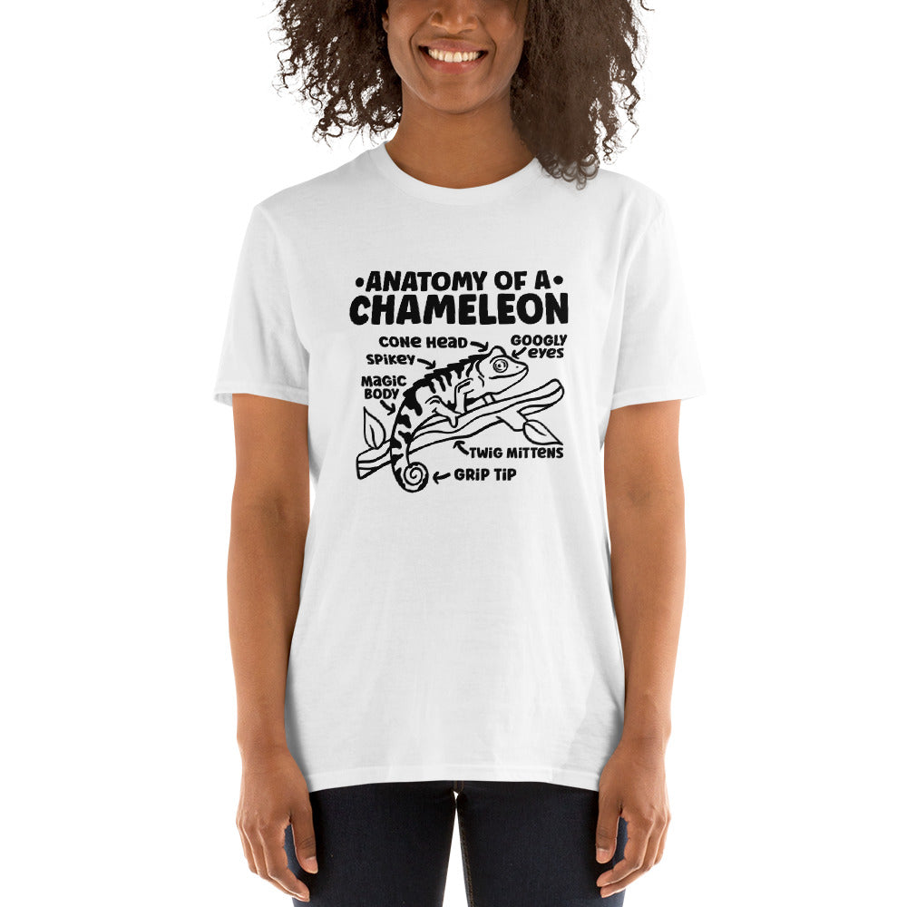 Chameleon Shirt | Anatomy Of A Chameleon Gift Light | Chameleon Unisex T-Shirt