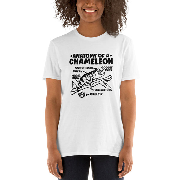 Chameleon Shirt | Anatomy Of A Chameleon Gift Light | Chameleon Unisex T-Shirt