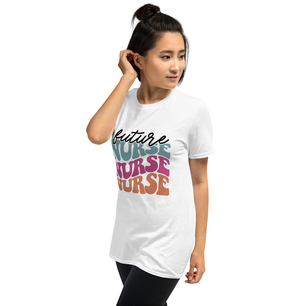 Retro Future Nurse Shirt | Future Nurse Gift | Future Nurse Shirts For Work | Future Nurse Unisex T-shirt