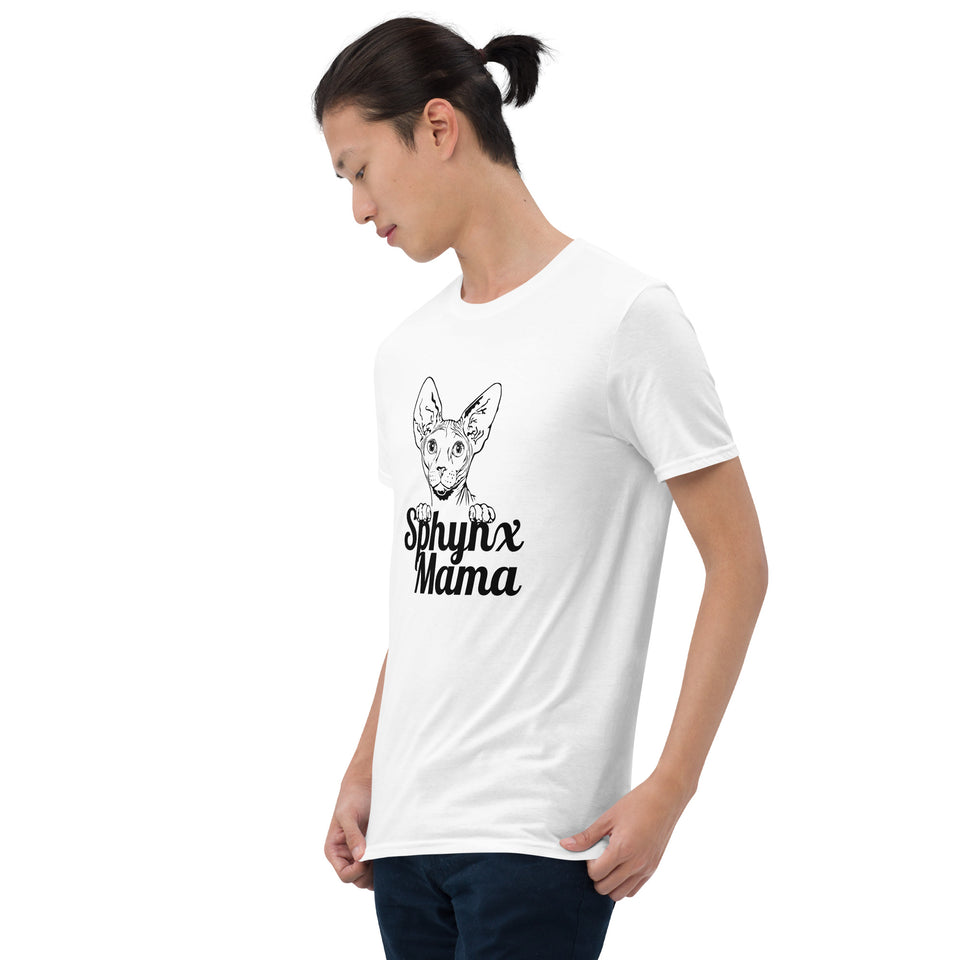 Sphynx Cat Shirt | Sphynx Cat Gifts | Sphynx Mama Sphynx Mom Sphynx Mum Cat Unisex White T-Shirt