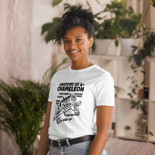 Chameleon Shirt | Anatomy Of A Chameleon Gift Light | Chameleon Unisex T-Shirt