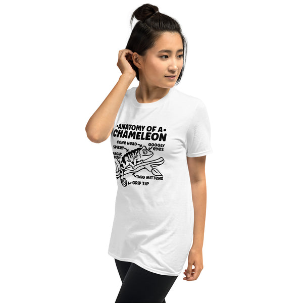 Chameleon Shirt | Anatomy Of A Chameleon Gift Light | Chameleon Unisex T-Shirt