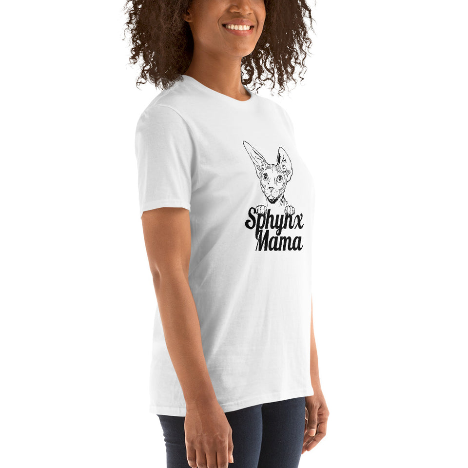Sphynx Cat Shirt | Sphynx Cat Gifts | Sphynx Mama Sphynx Mom Sphynx Mum Cat Unisex White T-Shirt