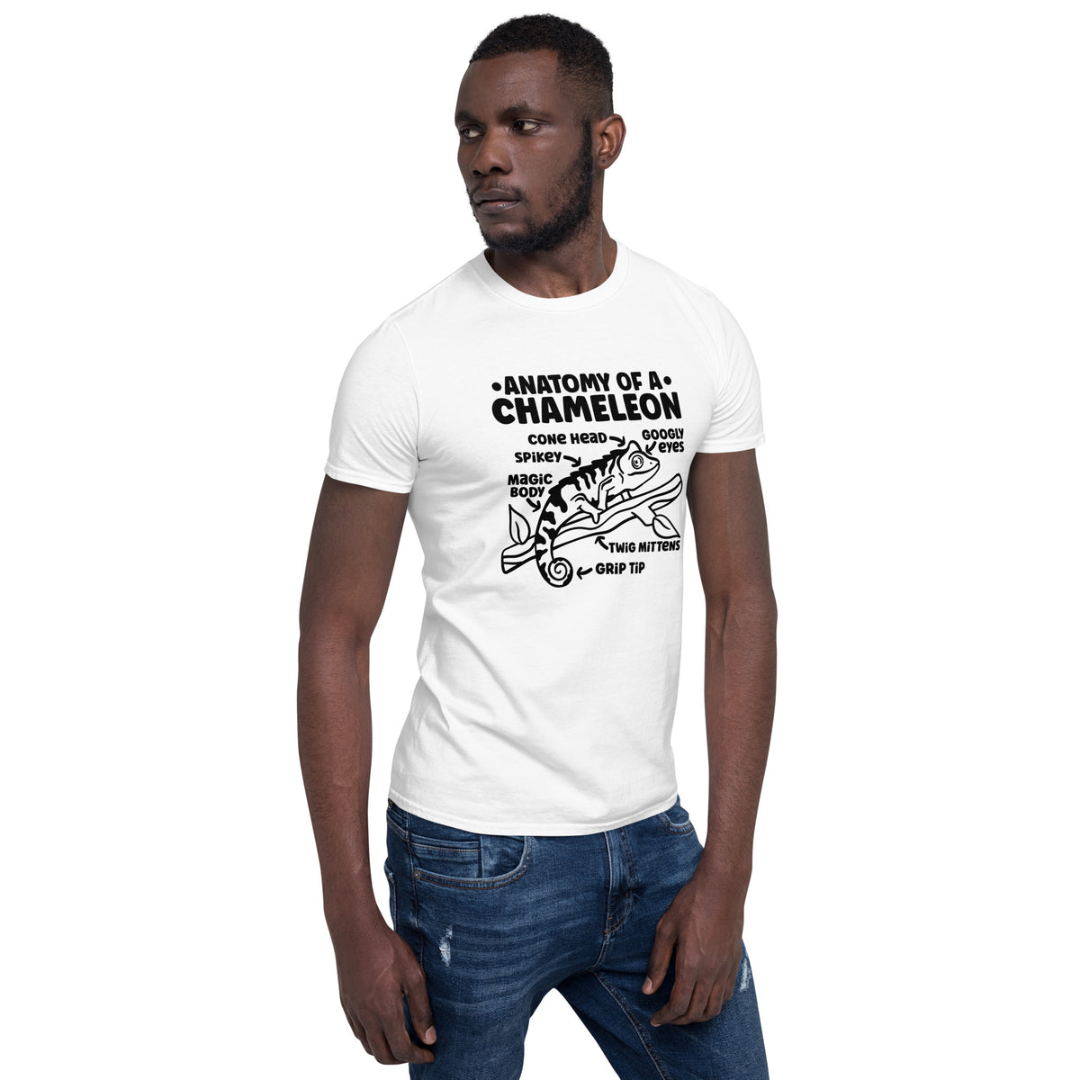 Chameleon Shirt | Anatomy Of A Chameleon Gift Light | Chameleon Unisex T-Shirt