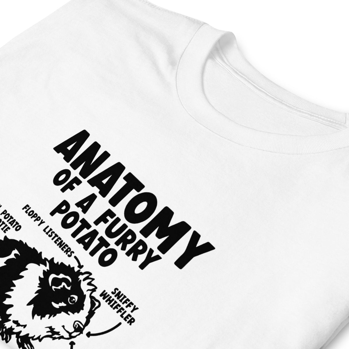 Guinea Pig Anatomy Of A Furry Potato Shirt | Guinea Pig Gifts | Guinea Pig Unisex T-Shirt
