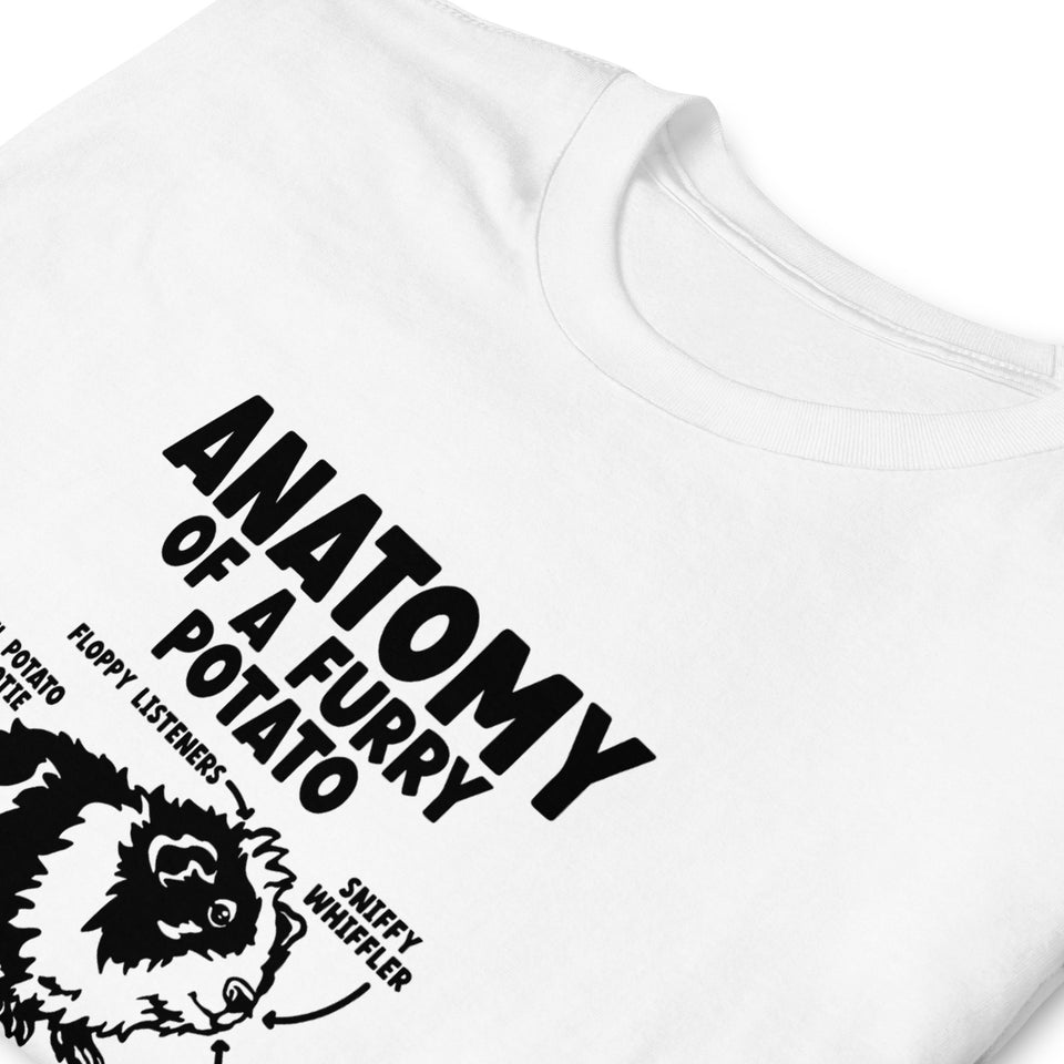 Guinea Pig Anatomy Of A Furry Potato Shirt | Guinea Pig Gifts | Guinea Pig Unisex T-Shirt