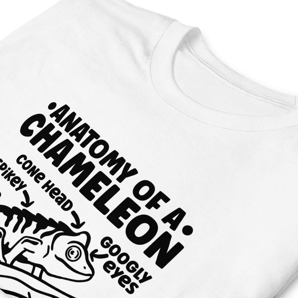Chameleon Shirt | Anatomy Of A Chameleon Gift Light | Chameleon Unisex T-Shirt