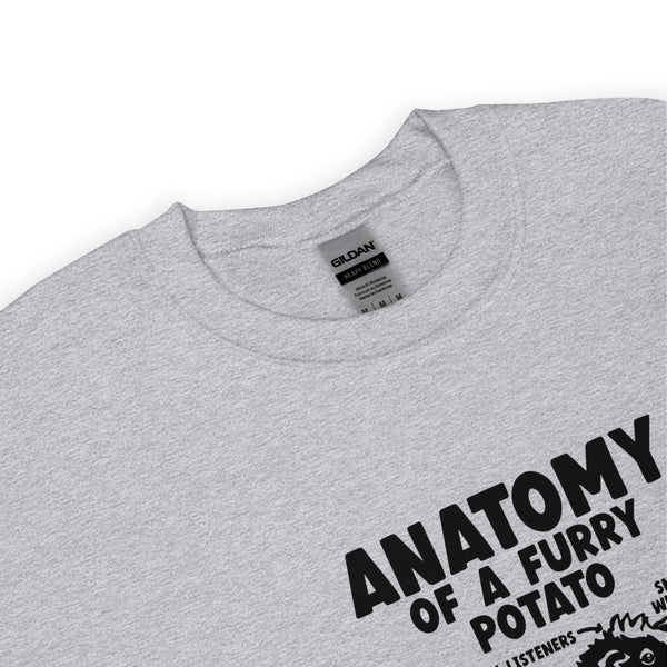 Guinea Pig Anatomy Of A Furry Potato Sweatshirt | Guinea Pig Gifts | Guinea Pig Unisex Sweatshirt