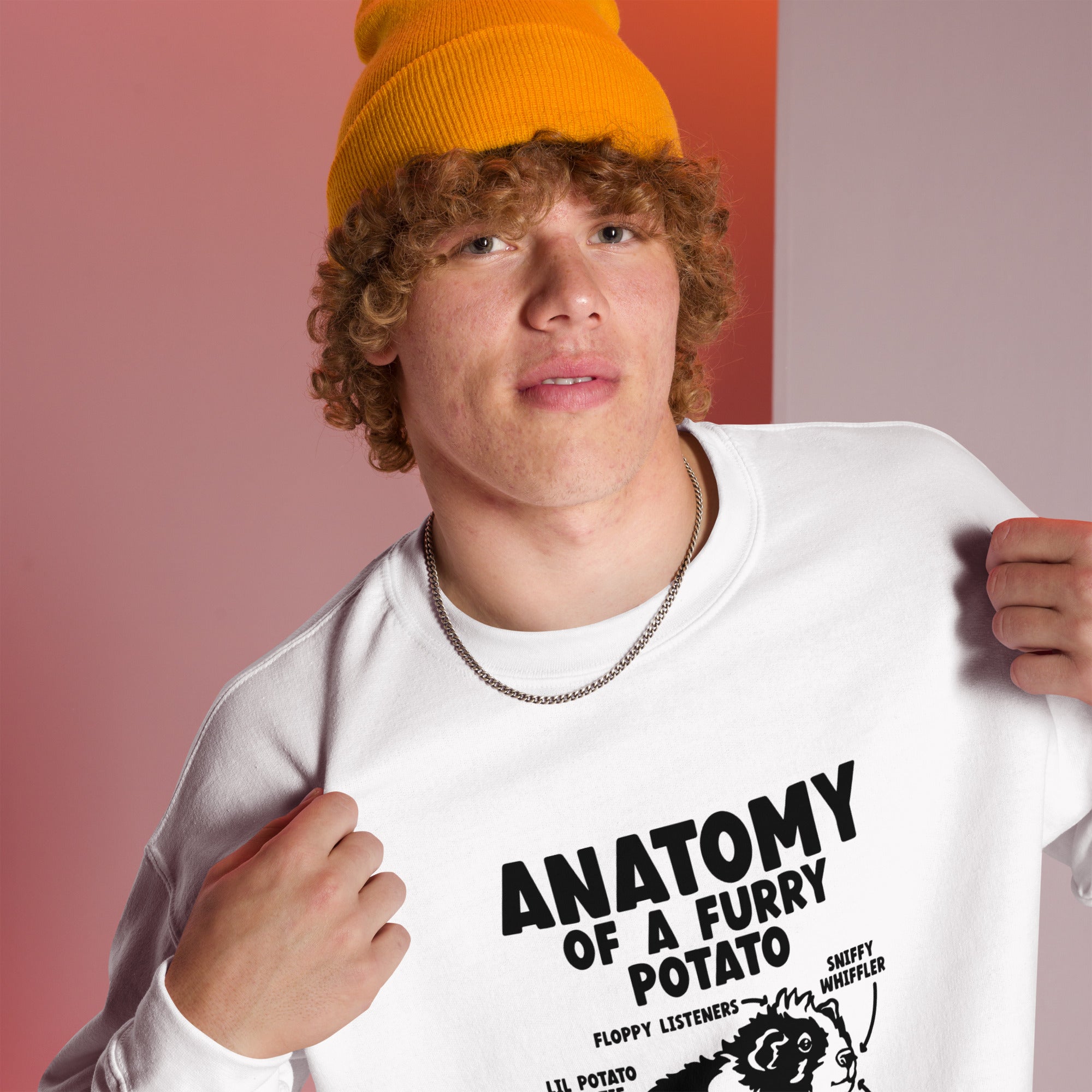 Guinea Pig Anatomy Of A Furry Potato Sweatshirt | Guinea Pig Gifts | Guinea Pig Unisex Sweatshirt