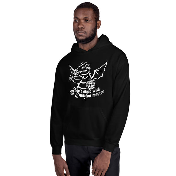 Don't Argue With The DM RPG Dice Hoodie | Dungeon Master Hoodie | Tabletop RPG | Tabletop Games | RPG Hoodie | Role Playing Game Unisex Hoodie