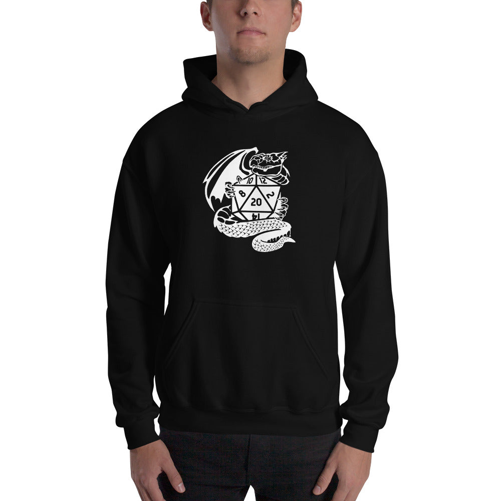 Dragon Fantasy RPG Dice Hoodie | Dungeon Master Hoodie | Tabletop RPG | Tabletop Games | RPG Hoodie | Role Playing Game Unisex Hoodie Main image