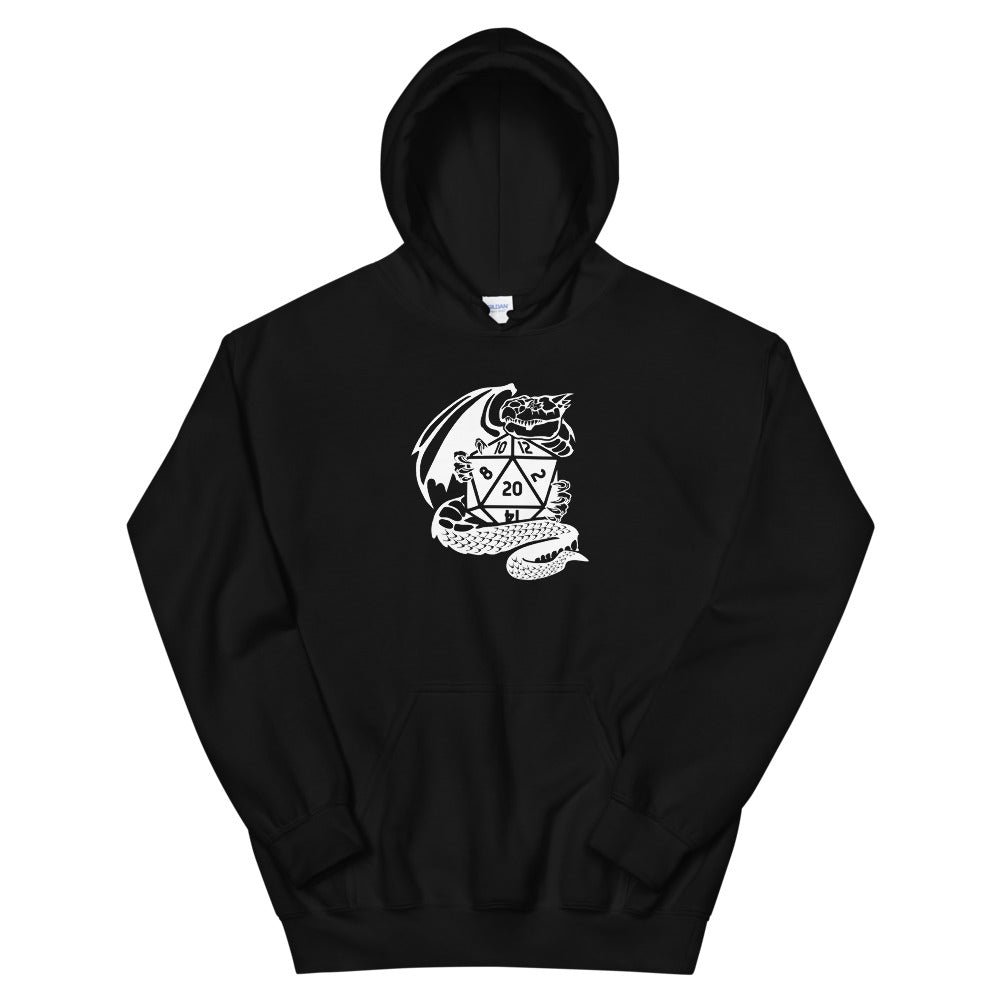 Dragon Fantasy RPG Dice Hoodie | Dungeon Master Hoodie | Tabletop RPG | Tabletop Games | RPG Hoodie | Role Playing Game Unisex Hoodie Secondary image