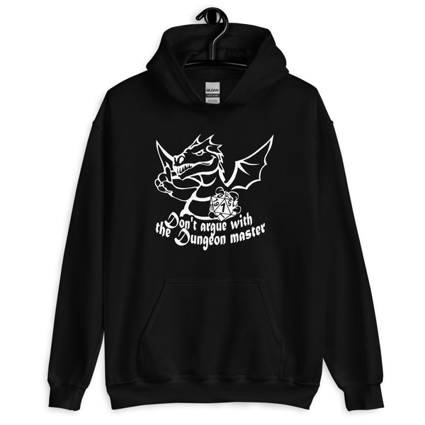 Don't Argue With The DM RPG Dice Hoodie | Dungeon Master Hoodie | Tabletop RPG | Tabletop Games | RPG Hoodie | Role Playing Game Unisex Hoodie