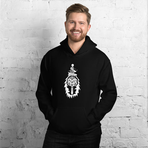 Paladin RPG Dice Hoodie | Dungeon Master Hoodie | Tabletop RPG | Tabletop Games | Rpg Hoodie | Role Playing Game Unisex Hoodie