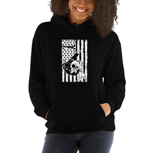 Brazilian Jiu Jitsu Flag Throw Hoodie | BJJ Hoodie | Brazilian Jiu-Jitsu Unisex Pullover Hoodie