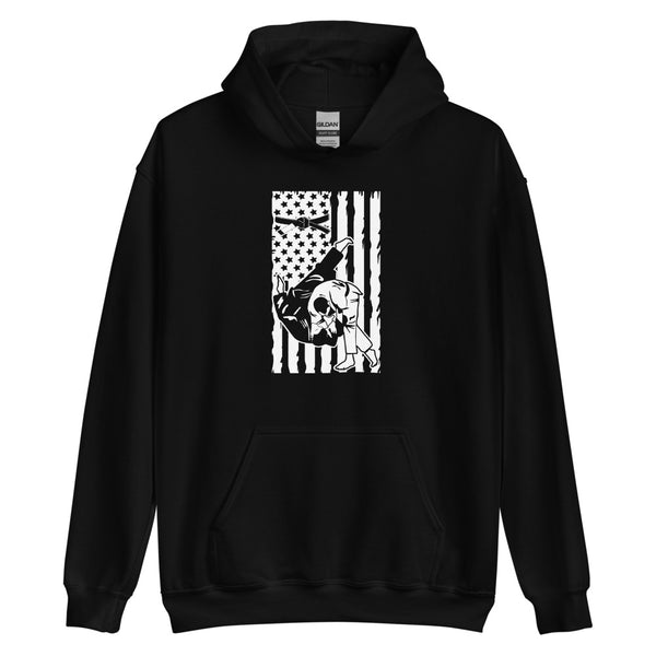 Brazilian Jiu Jitsu Flag Throw Hoodie | BJJ Hoodie | Brazilian Jiu-Jitsu Unisex Pullover Hoodie