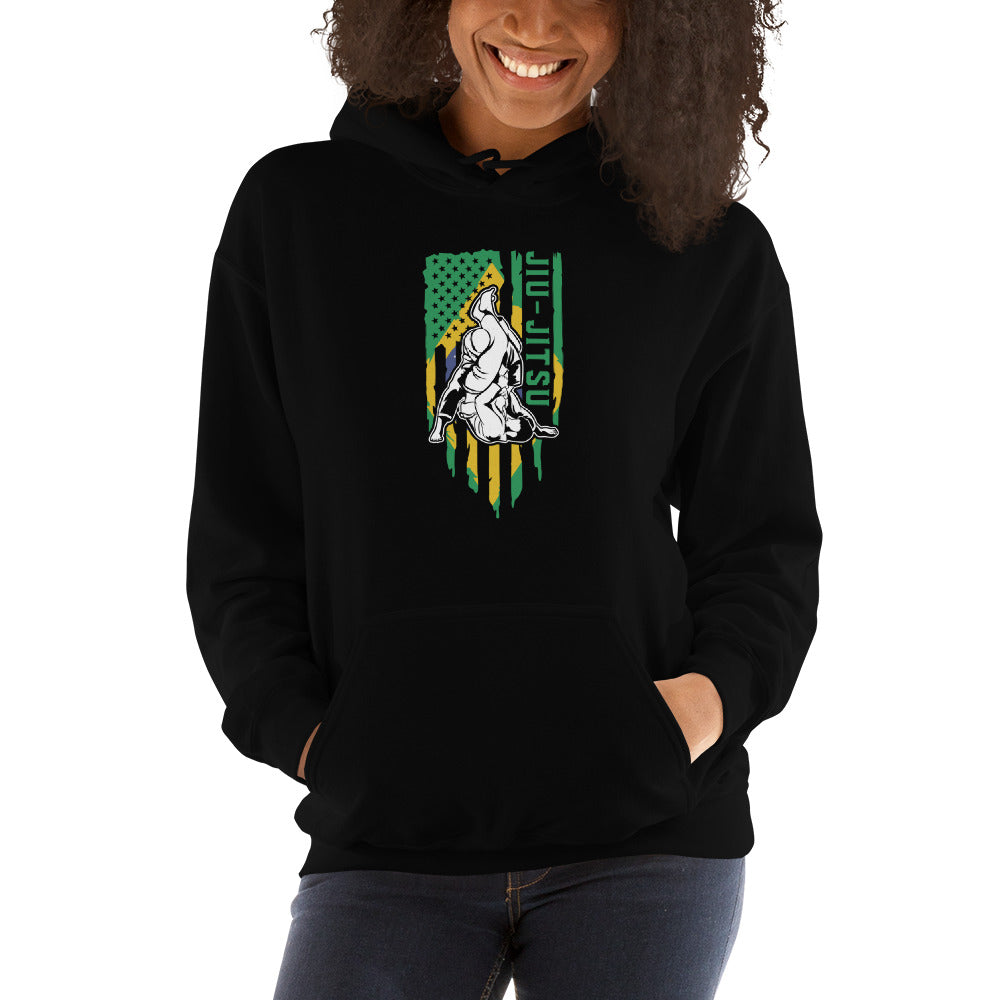 Brazilian Jiu Jitsu Brazil Flag Shirt | BJJ Shirt | Brazilian Jiu-Jitsu Unisex Hoodie