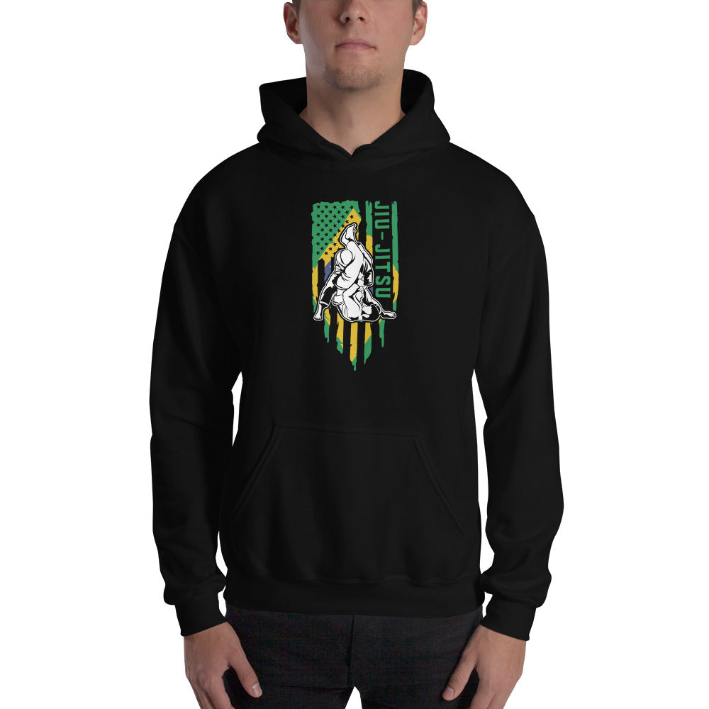 Brazilian Jiu Jitsu Brazil Flag Shirt | BJJ Shirt | Brazilian Jiu-Jitsu Unisex Hoodie